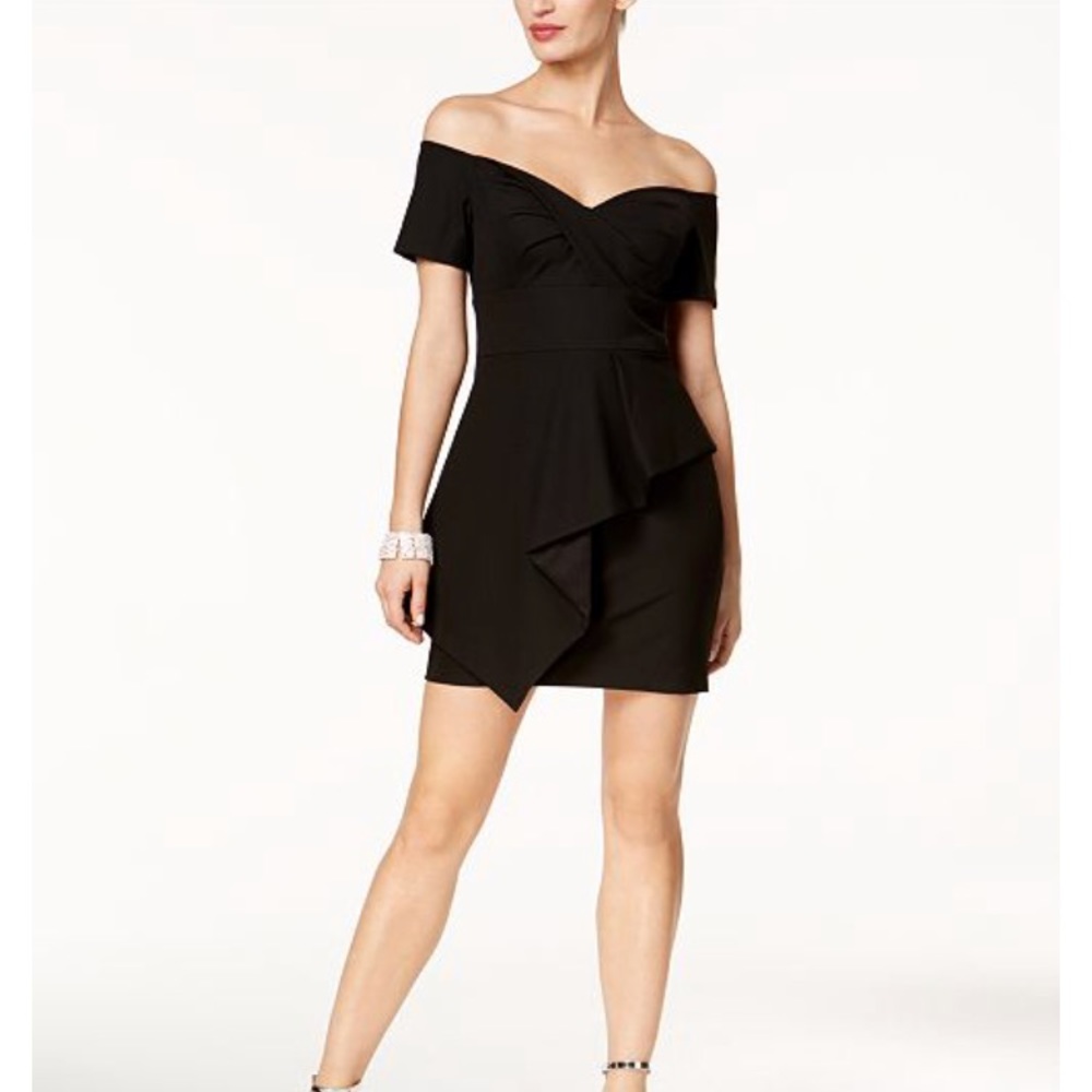 Vince Camuto Off-shoulder Sweatheart Dress